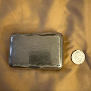 Silver Metal Card Holder